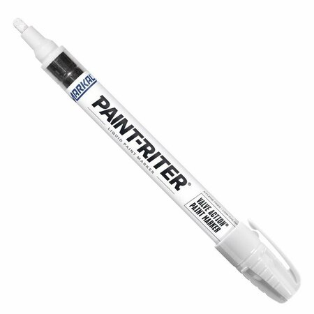 MARKAL LIQUID PAINT MARKER WHITE 96861